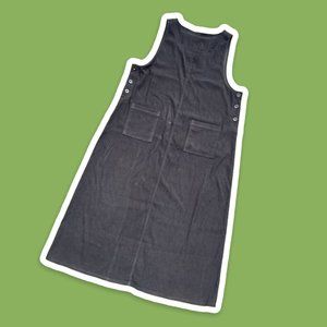 Vintage (90s) black cottagecore jumper dress with pockets Amanda Smith